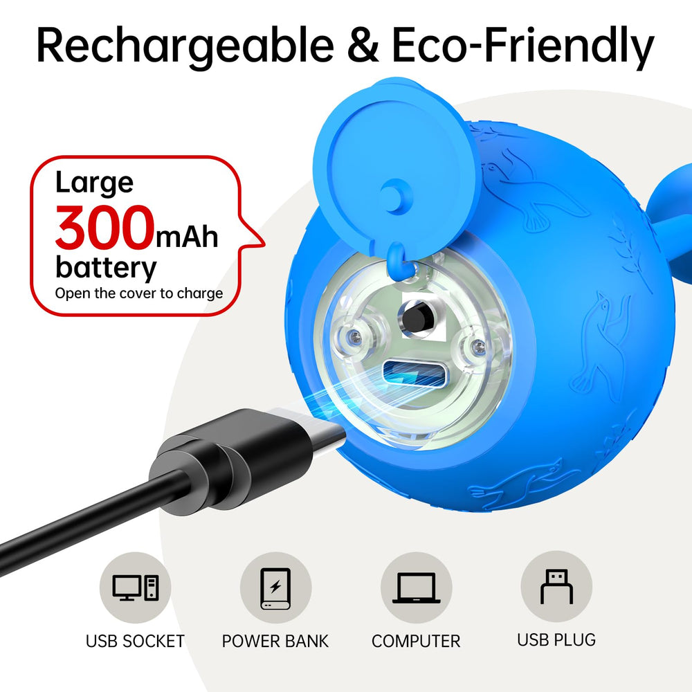 morhandisn interactive cat ball usb charging provides eco-friendly convenience