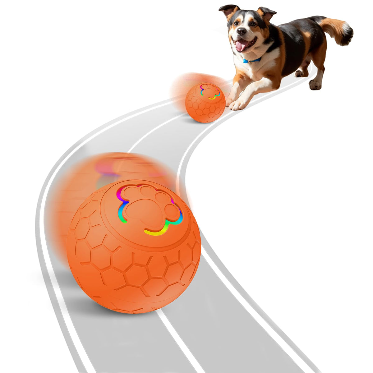 morhandisn smart-dog-ball indoors-play enhances pet exercise and engagement.
