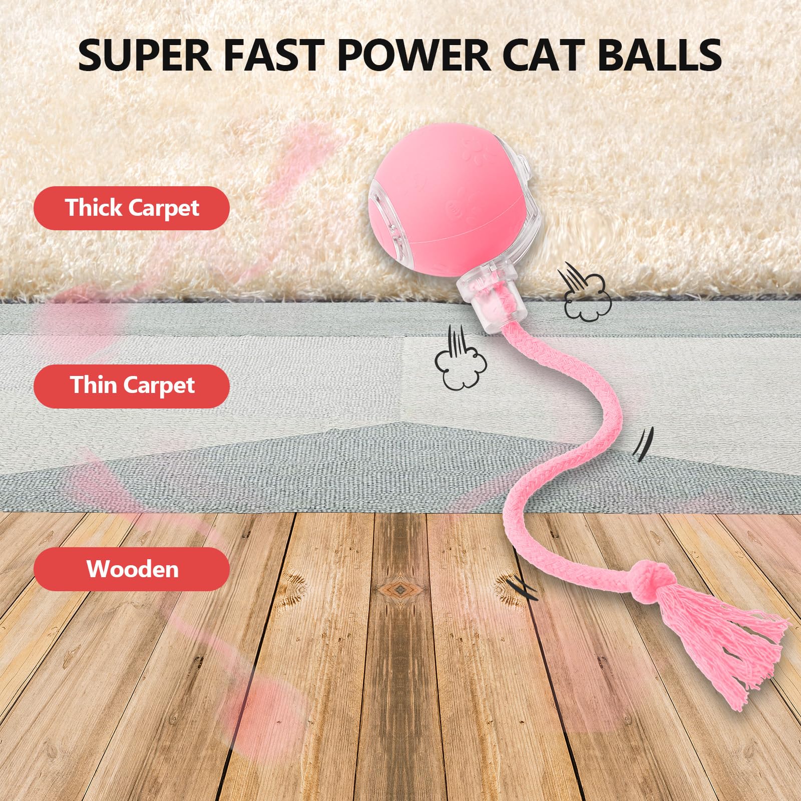 Morhandisn Speedy Tail 2.0 battery-powered design supports extended fun.