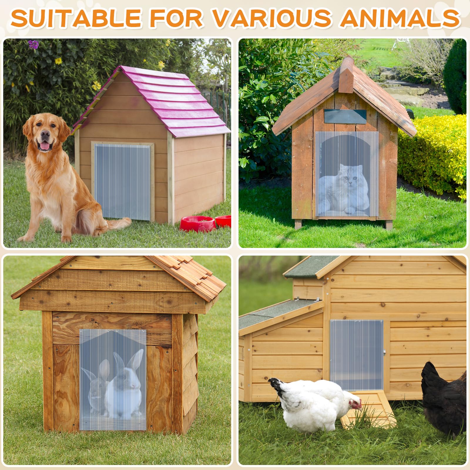Morikey dog door flaps durable-plastic vinyl close-up emphasizes long-lasting protection.