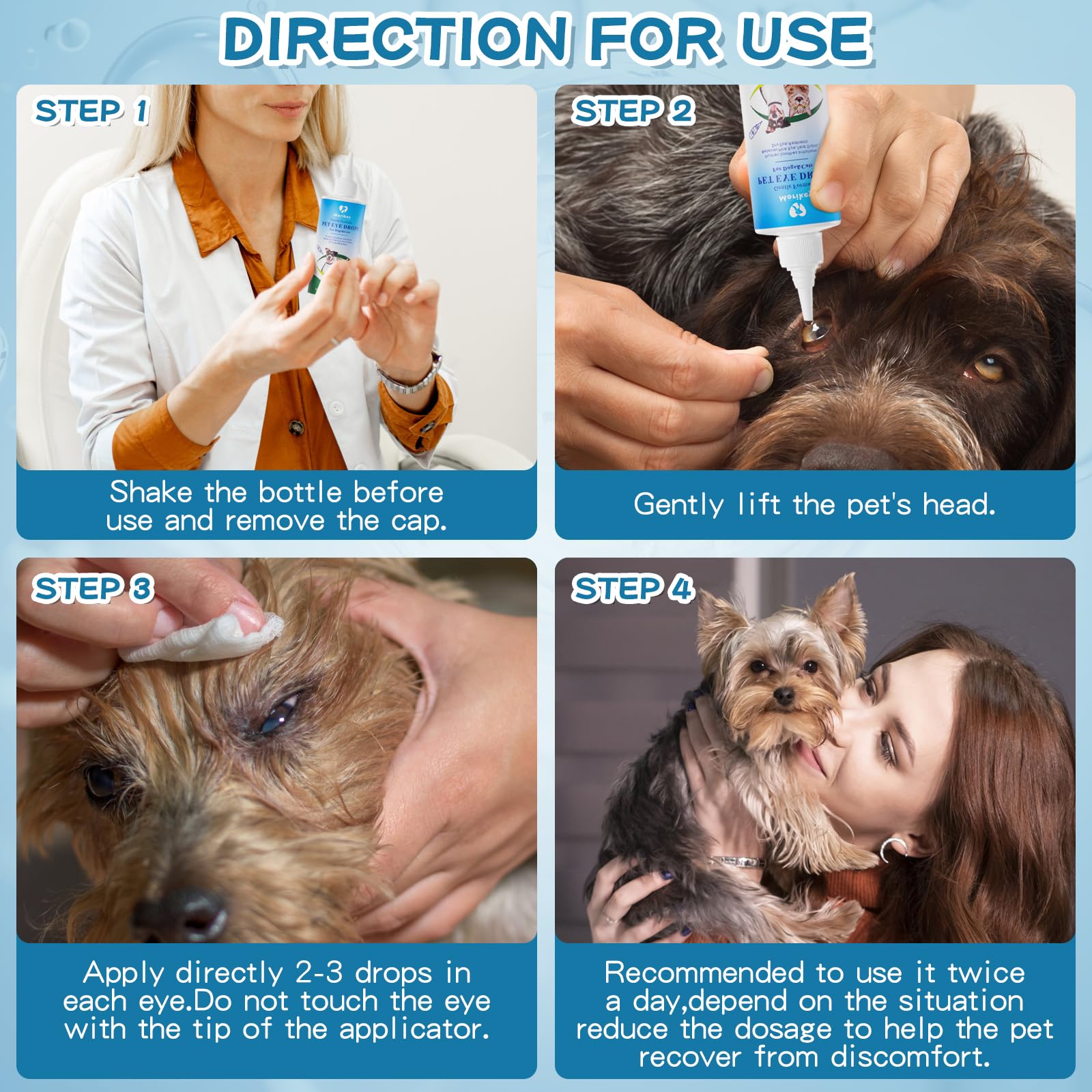 HOCl-based Morikey formula supports a clean, comfortable eye area.