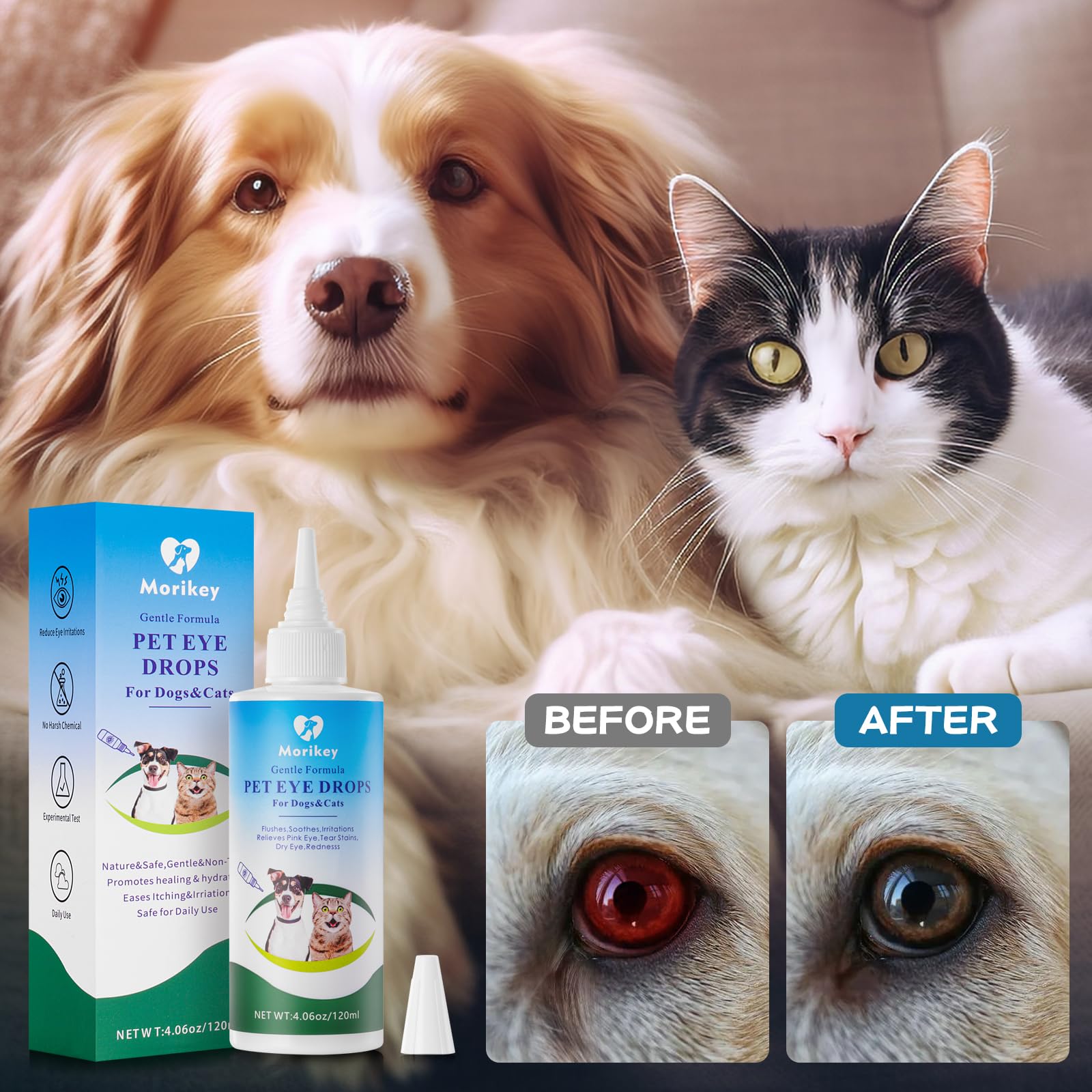 Travel-friendly Morikey bottle lets you care for eyes on the go.