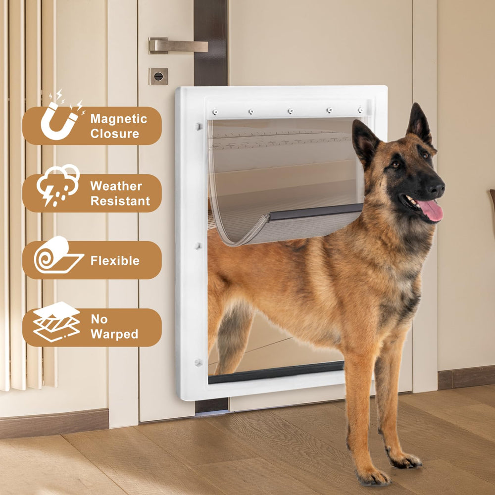 Morikey weather-resistant flap panel standing up to wind and rain.