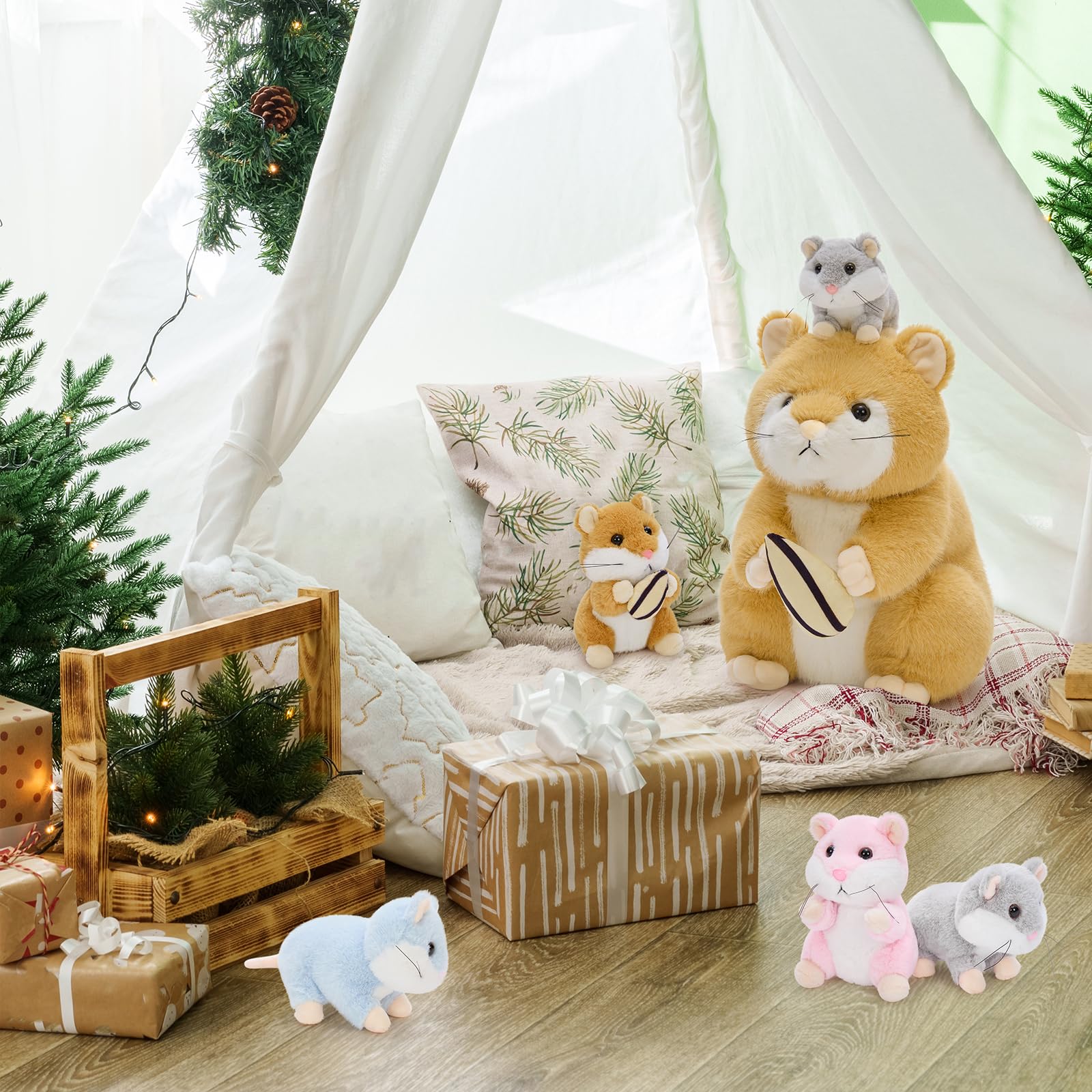 MorisMos hamster family role play pack encouraging storytelling and social learning.