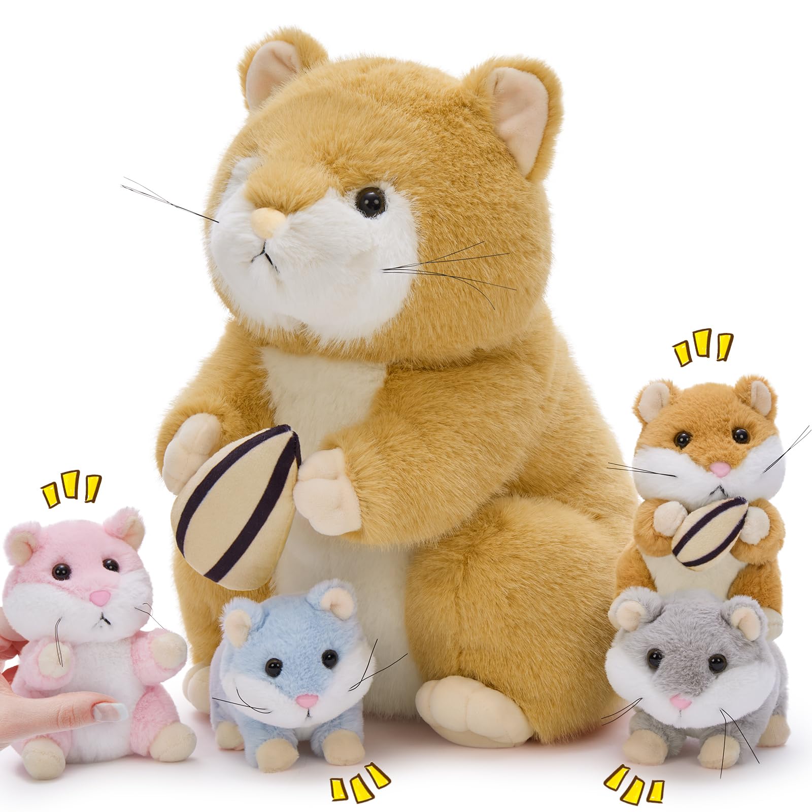 MorisMos hamster gift decor idea for kid rooms and gifts.