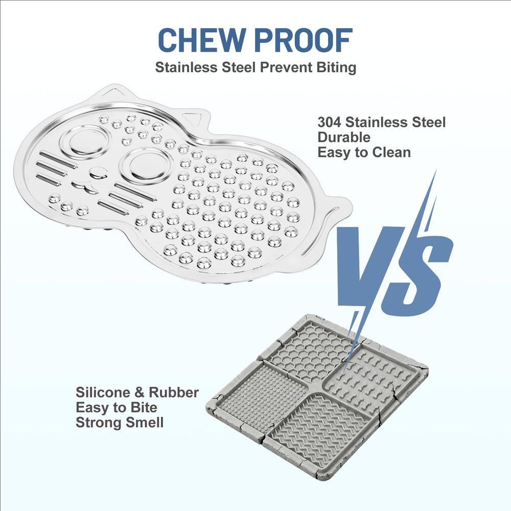 Morlivan whisker-friendly design minimizes contact discomfort during treats.
