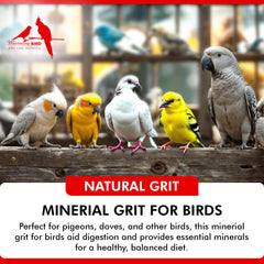 Morning Bird Pigeon Grit easily digestible texture suitable for all species.
