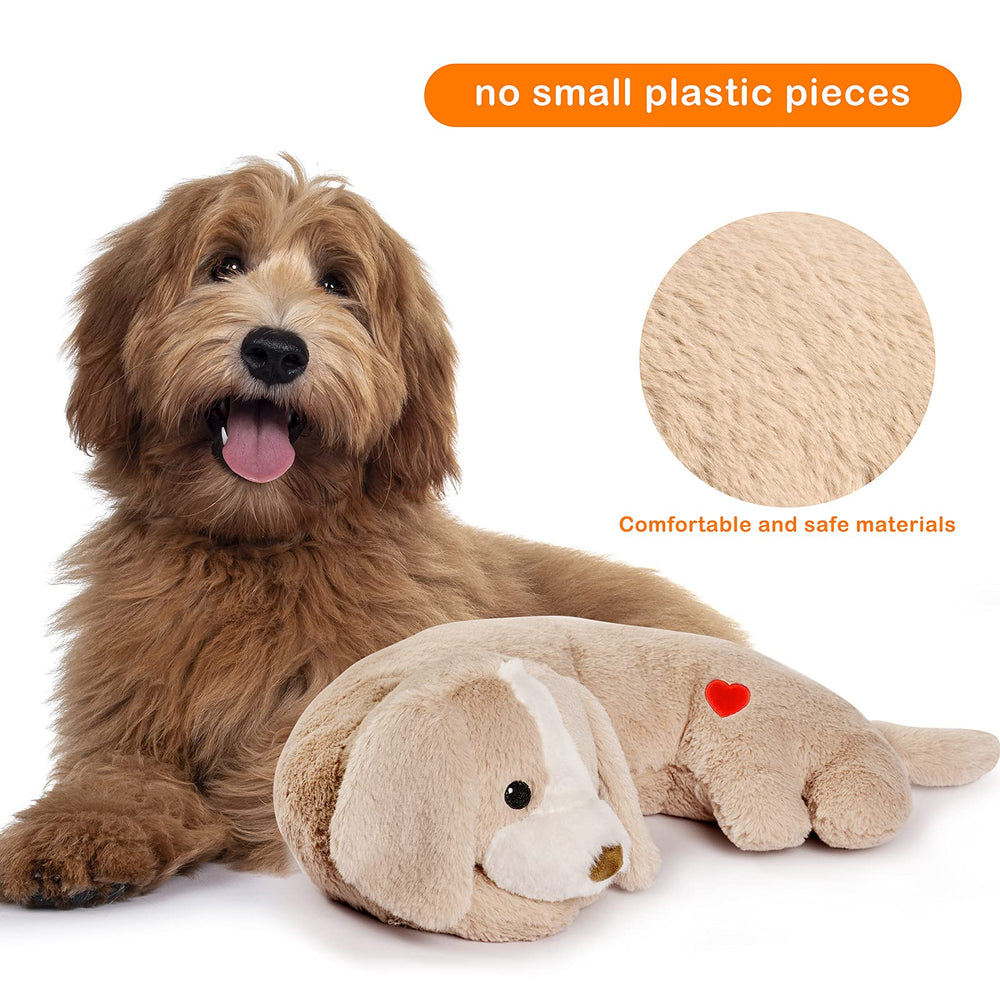 Moropaky Puppy Heartbeat Toy night-time use promotes calmer sleep