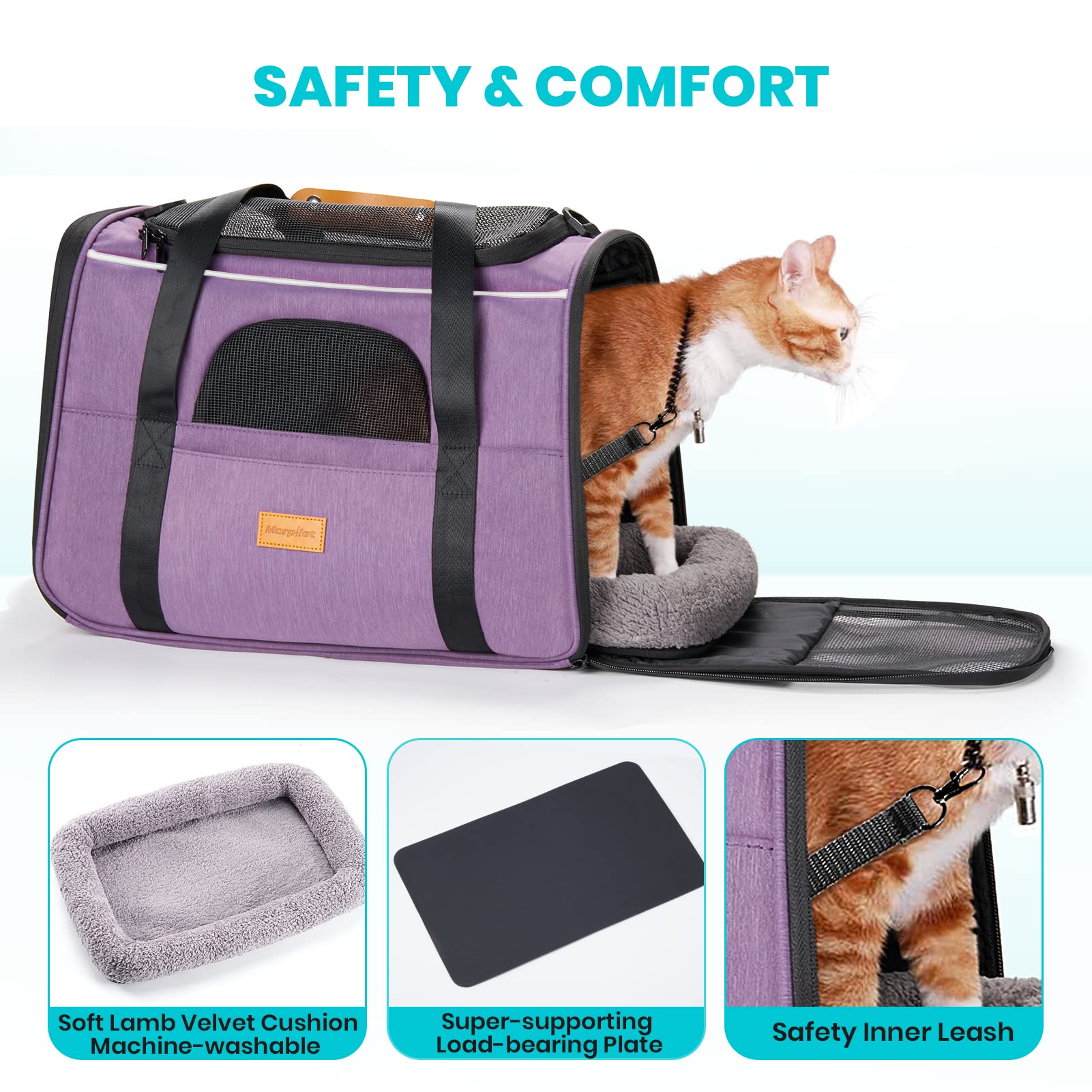 Morpilot removable-washable-cushion improves cleanliness after travel