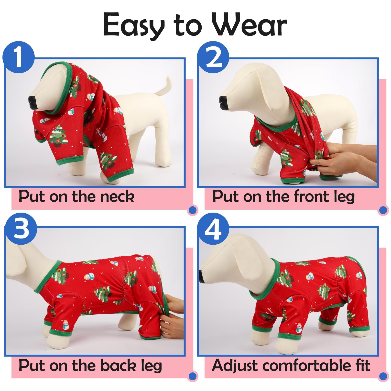 MORVIGIVE holiday-party-dog-pjs conveys festive style for celebrations and photos
