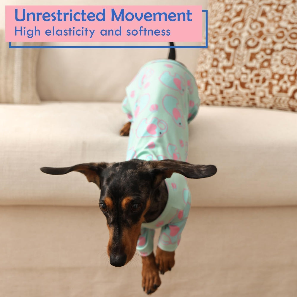 MORVIGIVE large dog pajamas soft fabric close-up highlights breathable stretch.