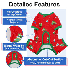 MORVIGIVE small-dog-pajamas-patterns with cute prints support daily comfort