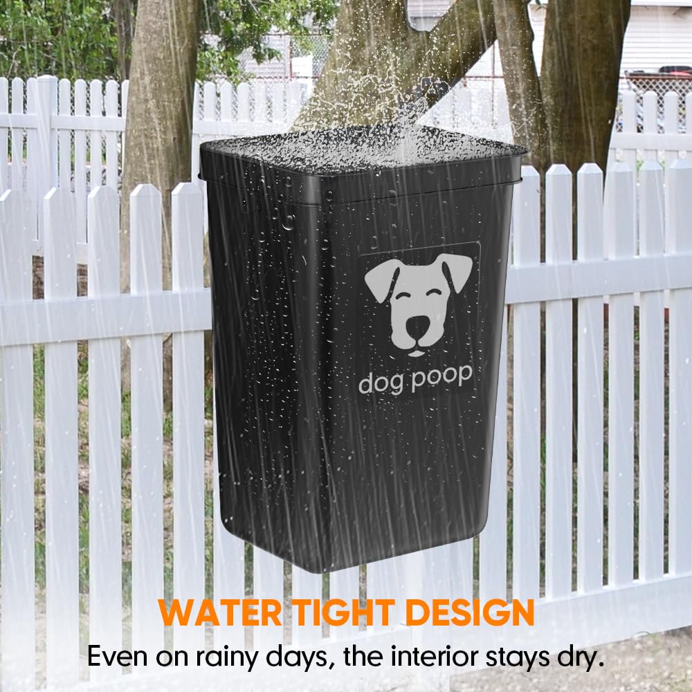 Moryimi 3.1-gallon bin shown in compact outdoor size for small spaces.