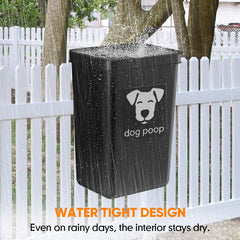 Moryimi 3.1-gallon bin shown in compact outdoor size for small spaces.