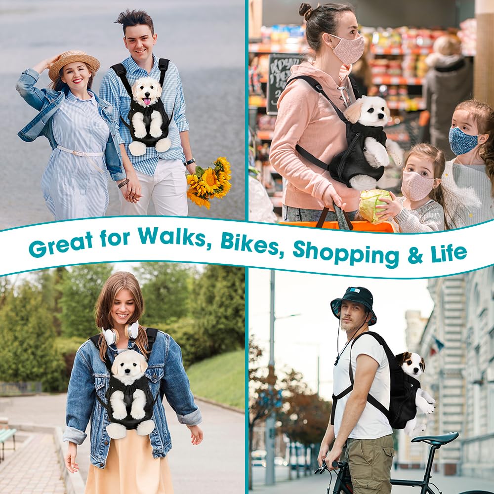 Mosago dog backpack lightweight foldable form eases packing for travel.