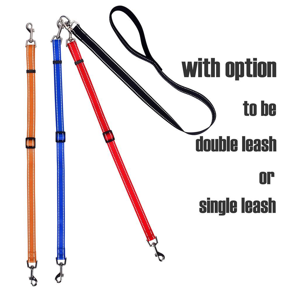 MoSANY padded-handle dog leash highlighting comfortable grip for long walks.