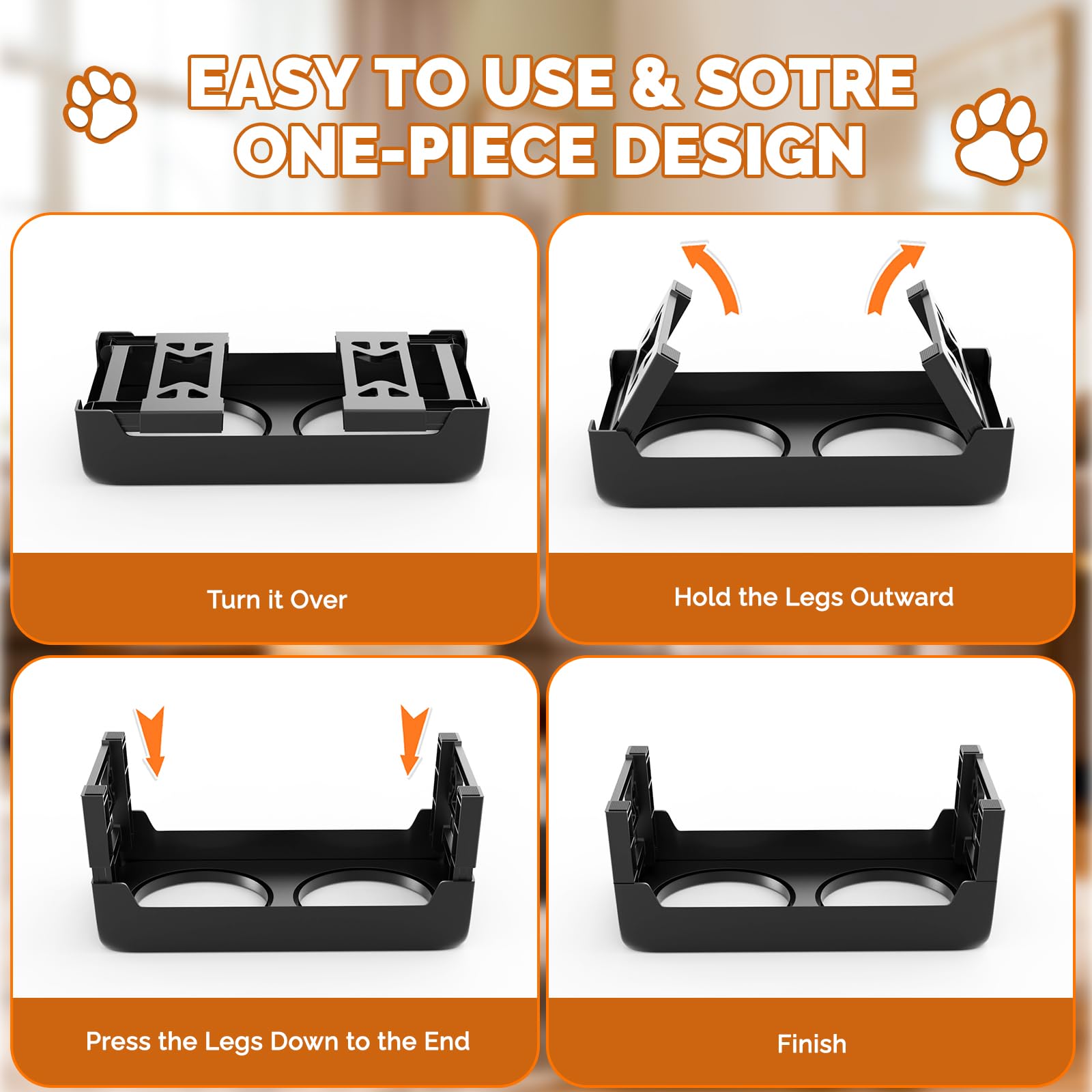 Moserein portable foldable stand with no installation, ideal for travel