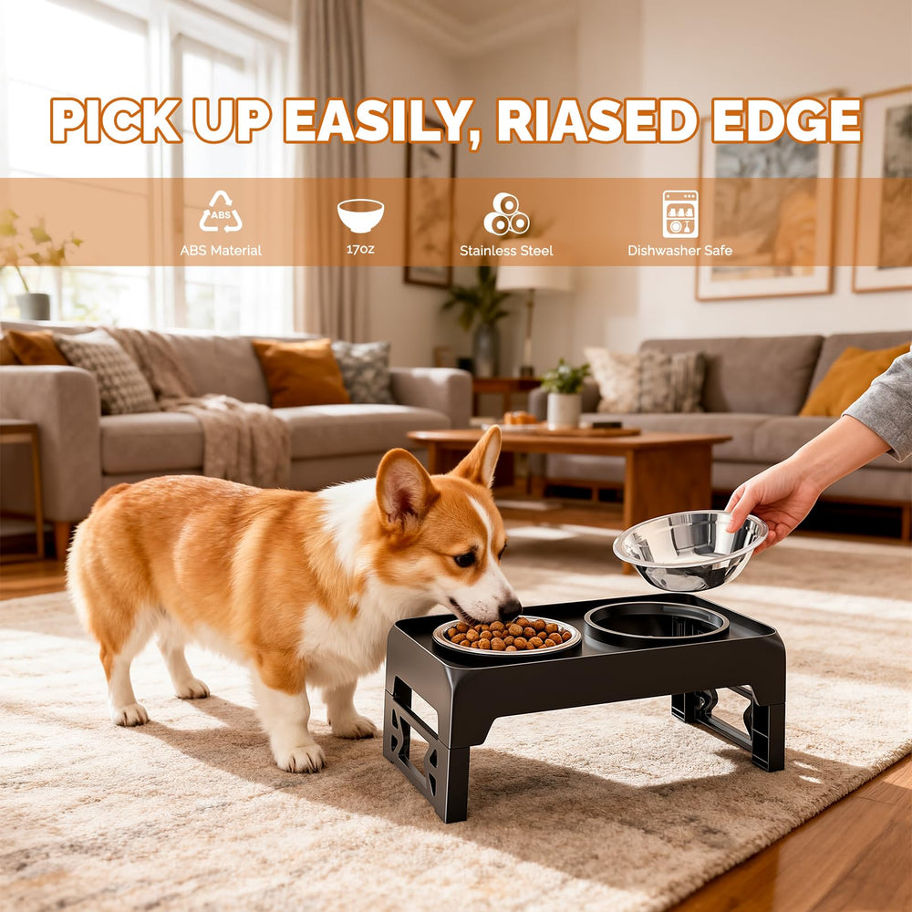 Moserein raised bowls support neck and joint comfort during meals