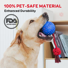 Moseyuh 3.4-inch diameter ball suits medium to large dogs for engaging challenges.