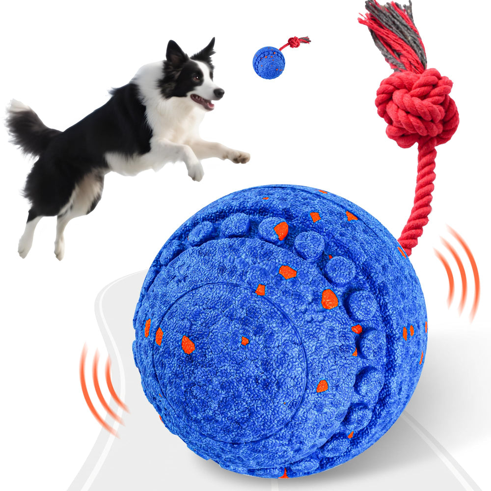 Moseyuh interactive dog toy ball in motion mode promotes active play and mental engagement.