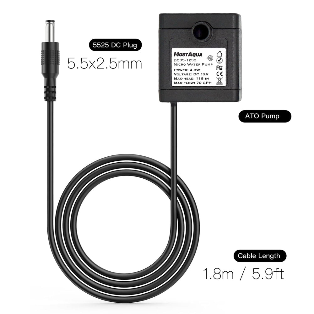 MostAqua ATO pump installation demonstrates easy setup and quiet operation.