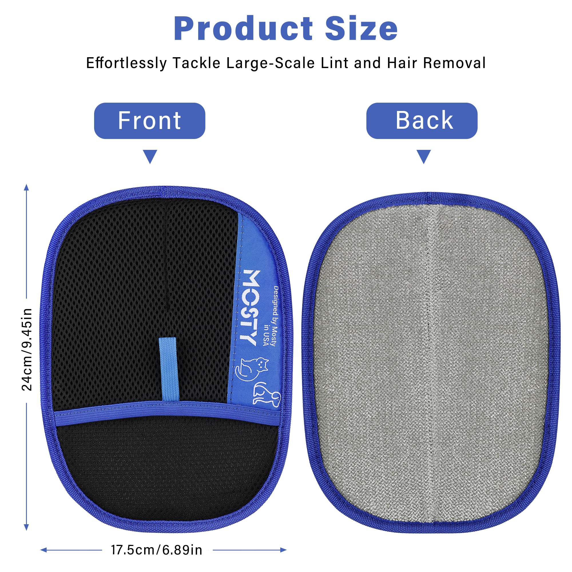 MOSTY Pet Hair Removal Glove bonding moment during pet grooming