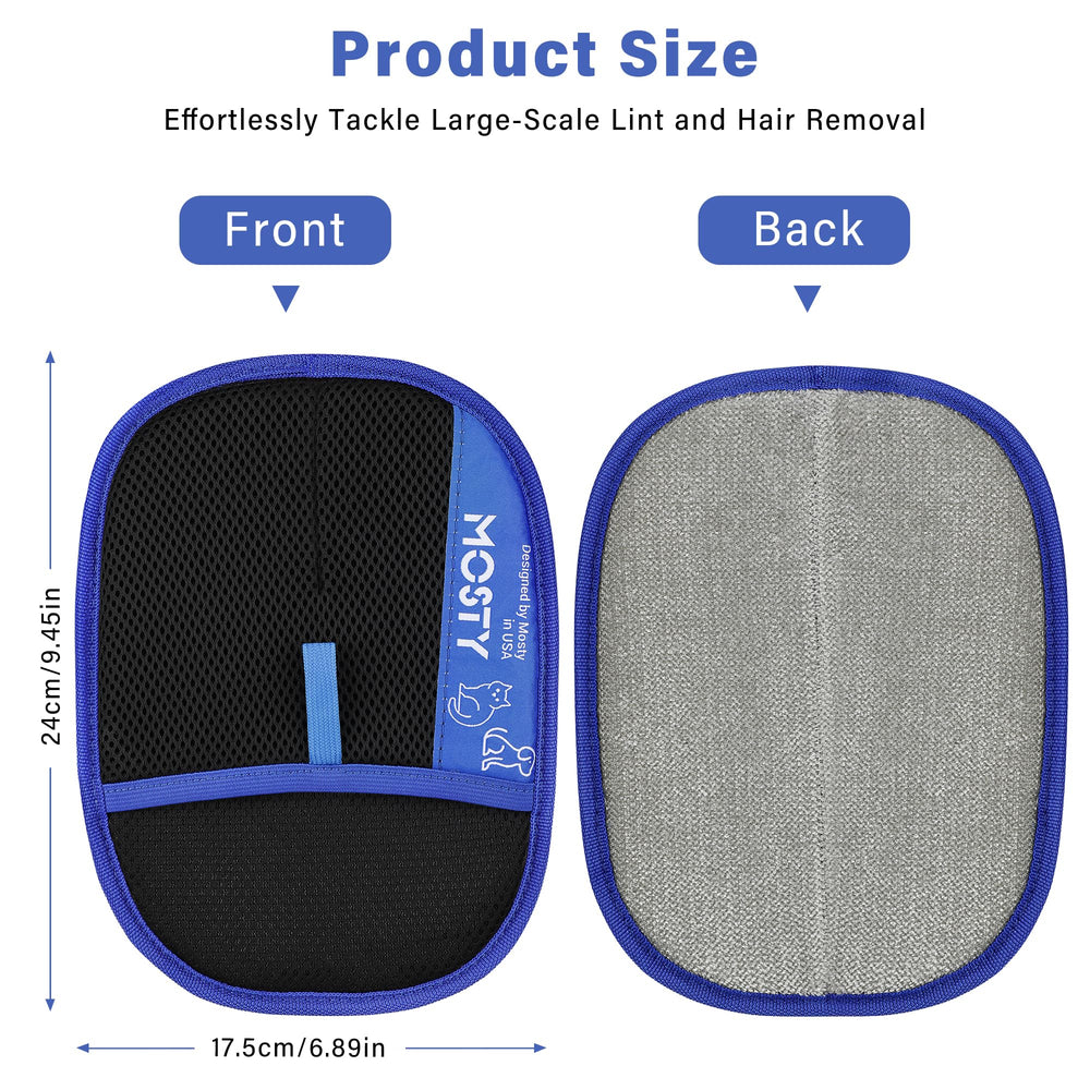 MOSTY Pet Hair Removal Glove bonding moment during pet grooming