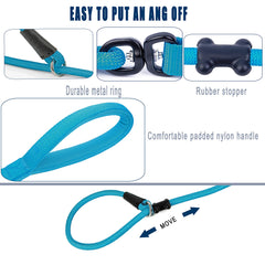 MoTaity slip lead padded handle provides comfortable grip during walks
