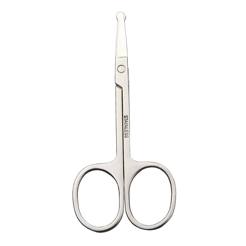 Motanar dog grooming scissors in ear-nose area for safe, controlled trimming.