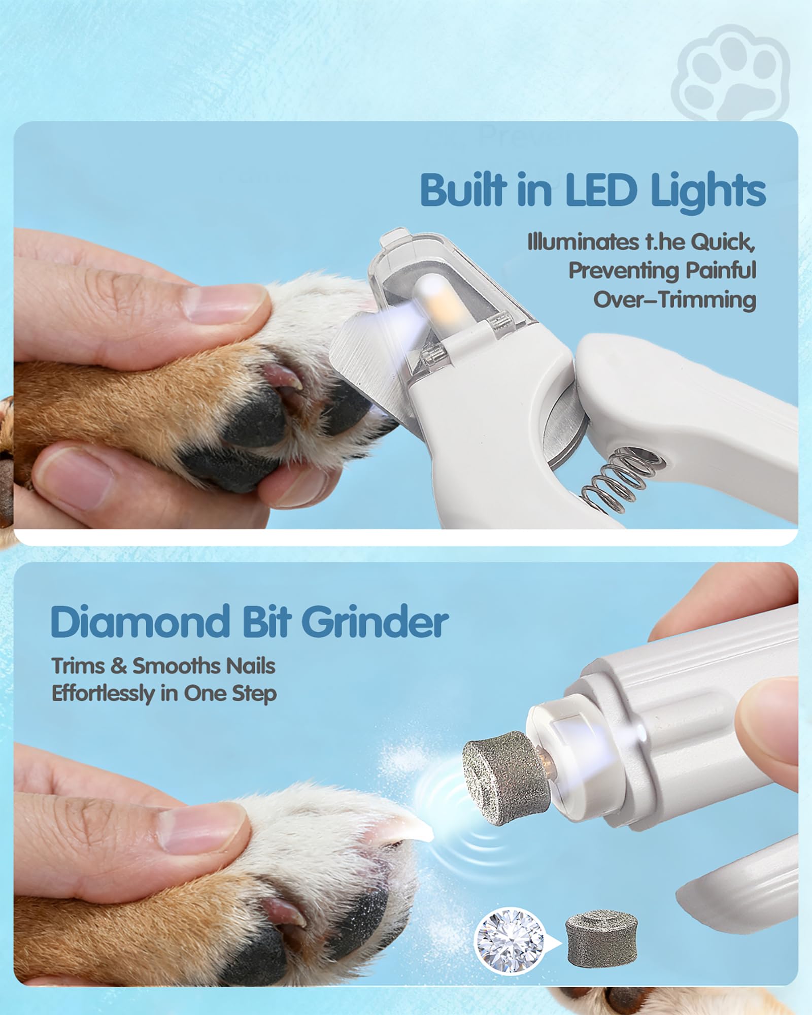 Motiilanco USB fast-charge powers hours of grooming after quick recharge.