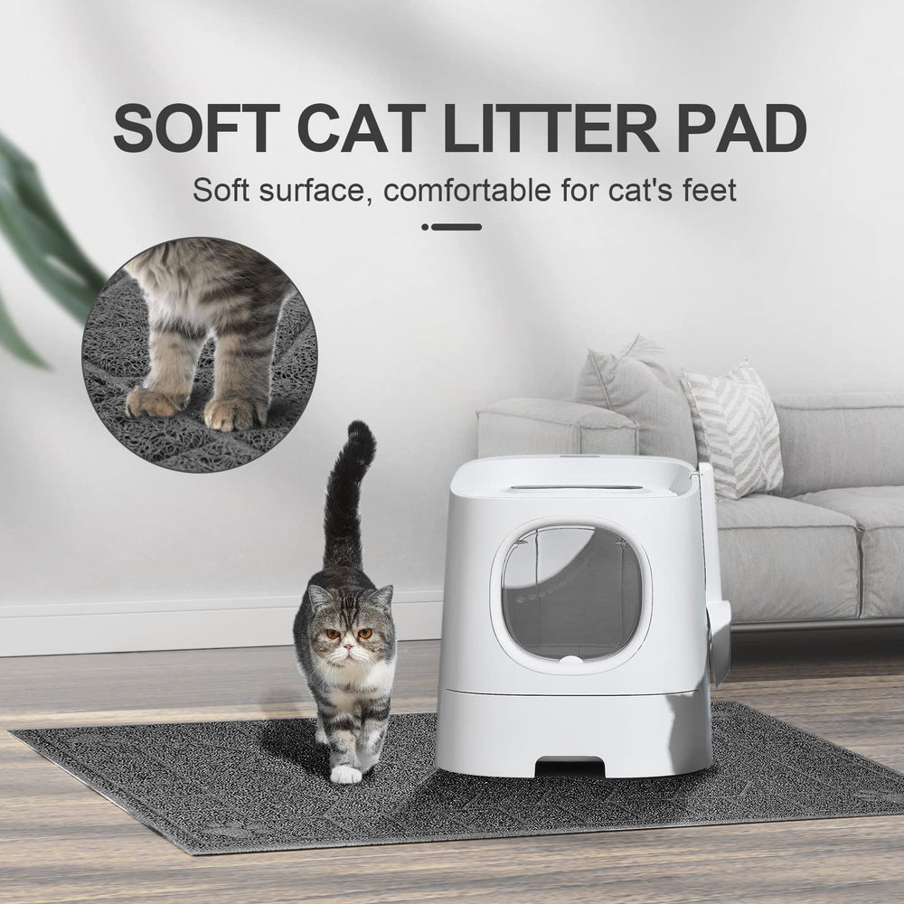 Motsamla Cat Litter Mat 35x24 durable PVC material for long-lasting use