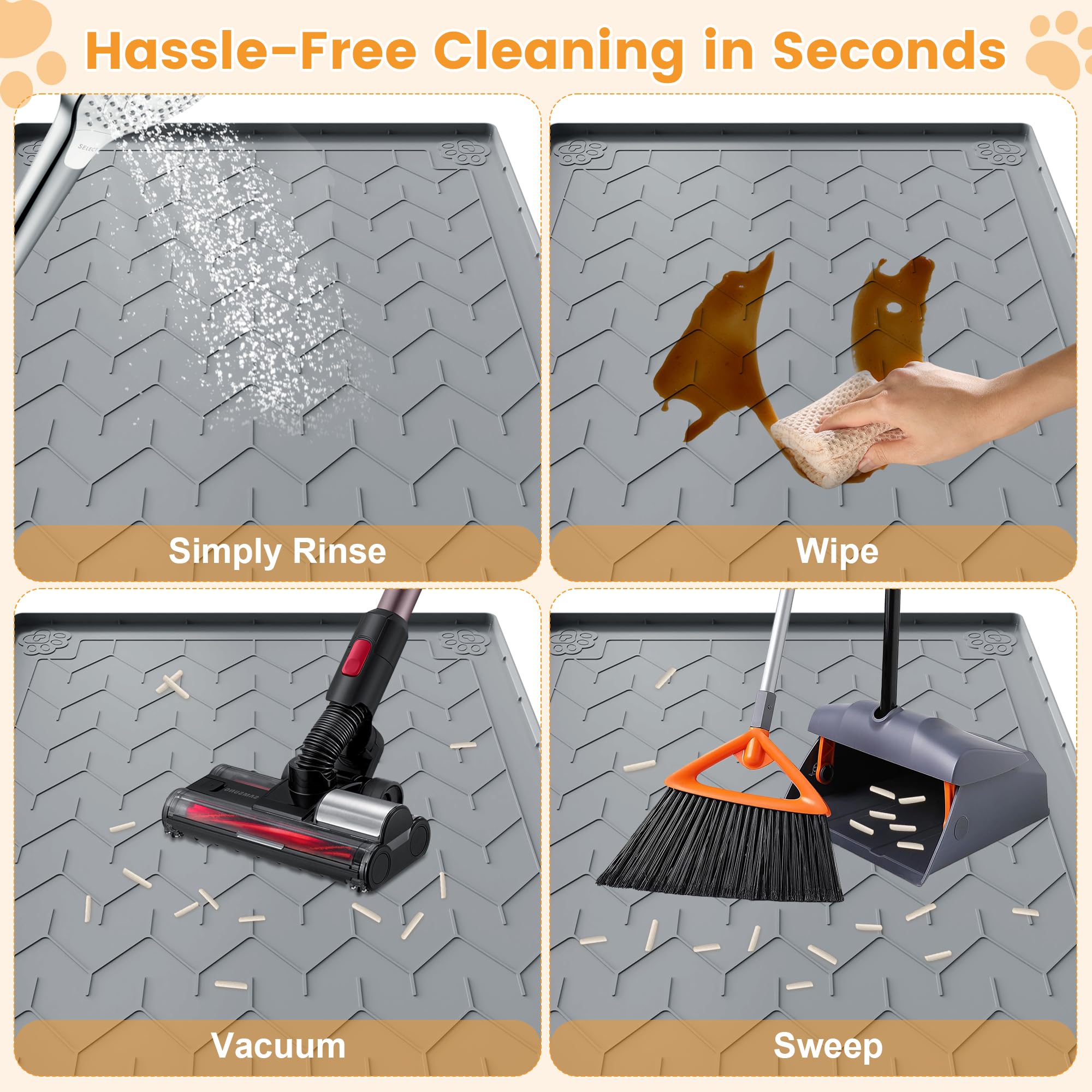 Motsamla waterproof floor protector keeps floors dry.