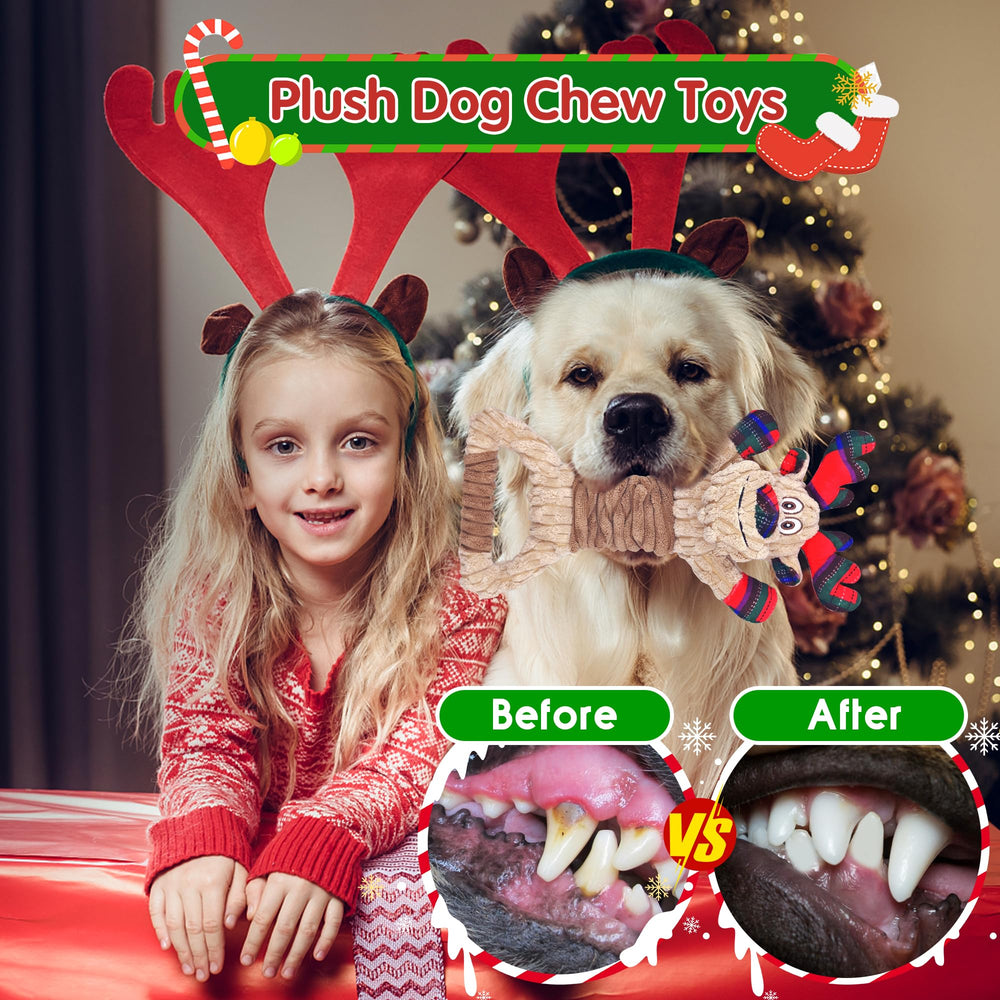 Motsamla plush squeaky dog toy with soft corduroy exterior for cozy play.