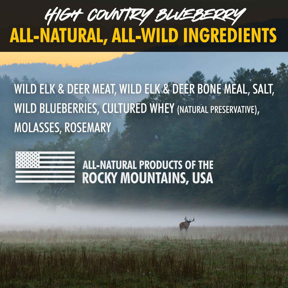 Mountain Wild High Country bone meal minerals illustrate calcium and phosphorus