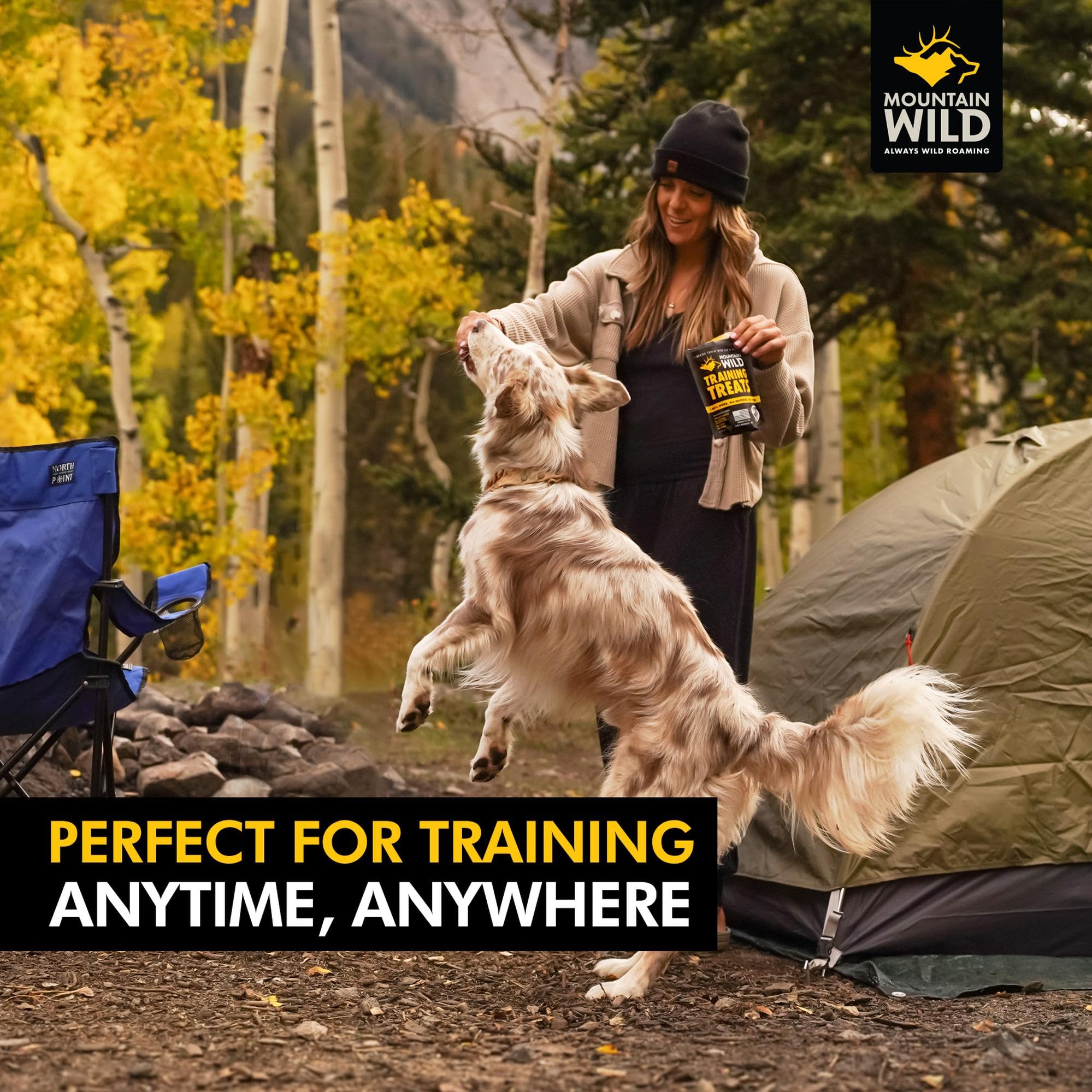 Mountain Wild Training Treats two 4oz bags offer convenient training rewards
