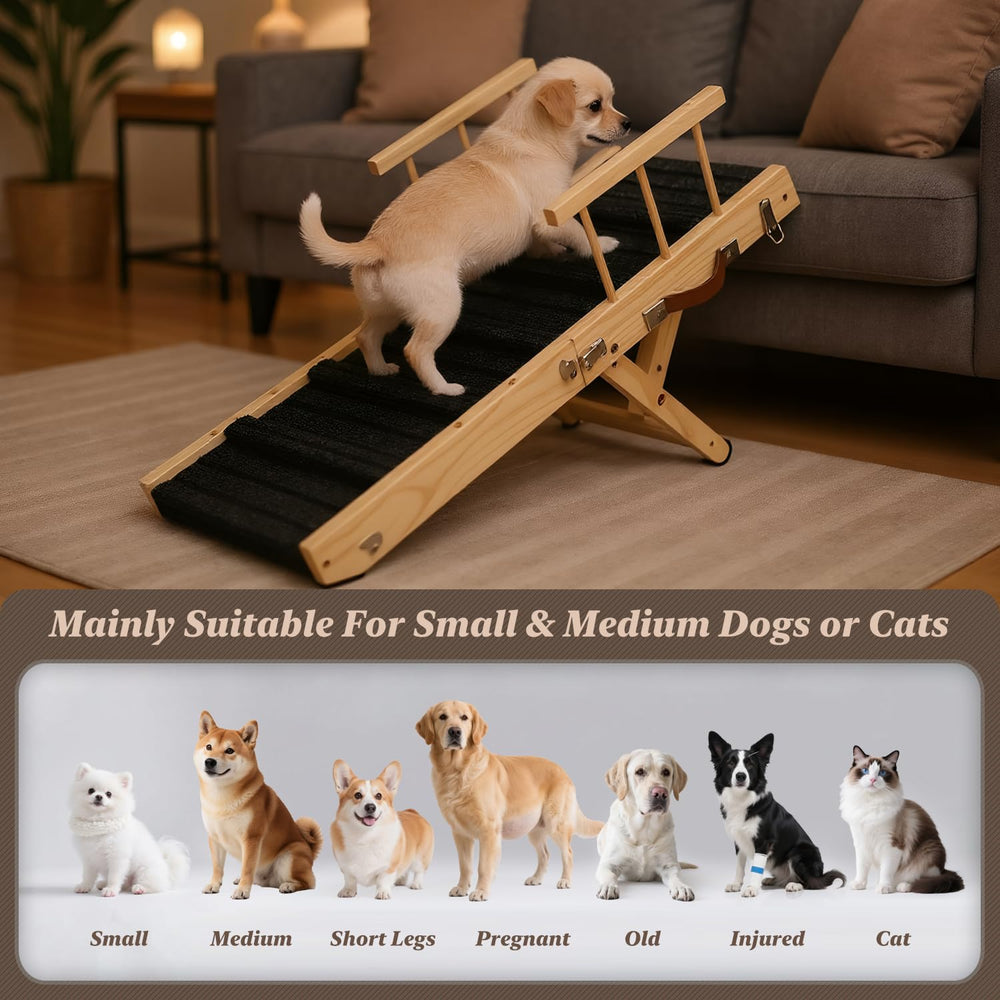 Mousterian ramp with leather handle for portable use