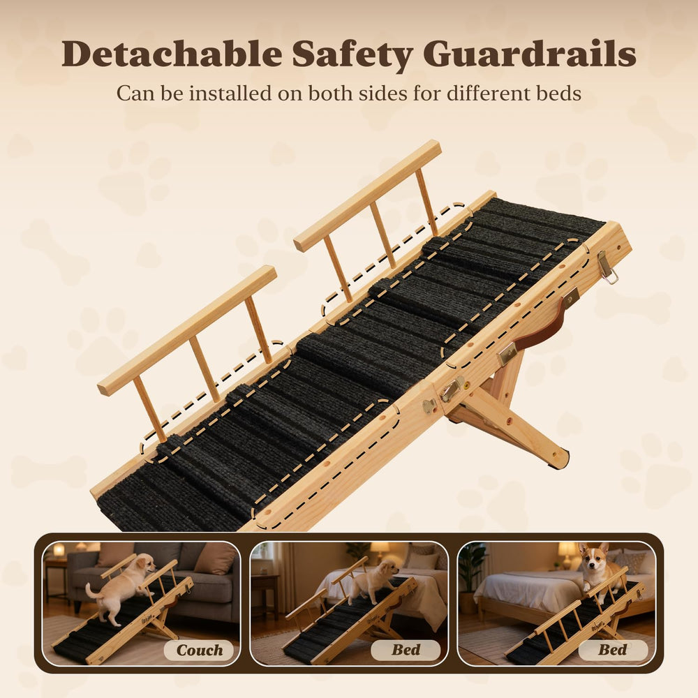 Mousterian solid wood construction for durable pet access