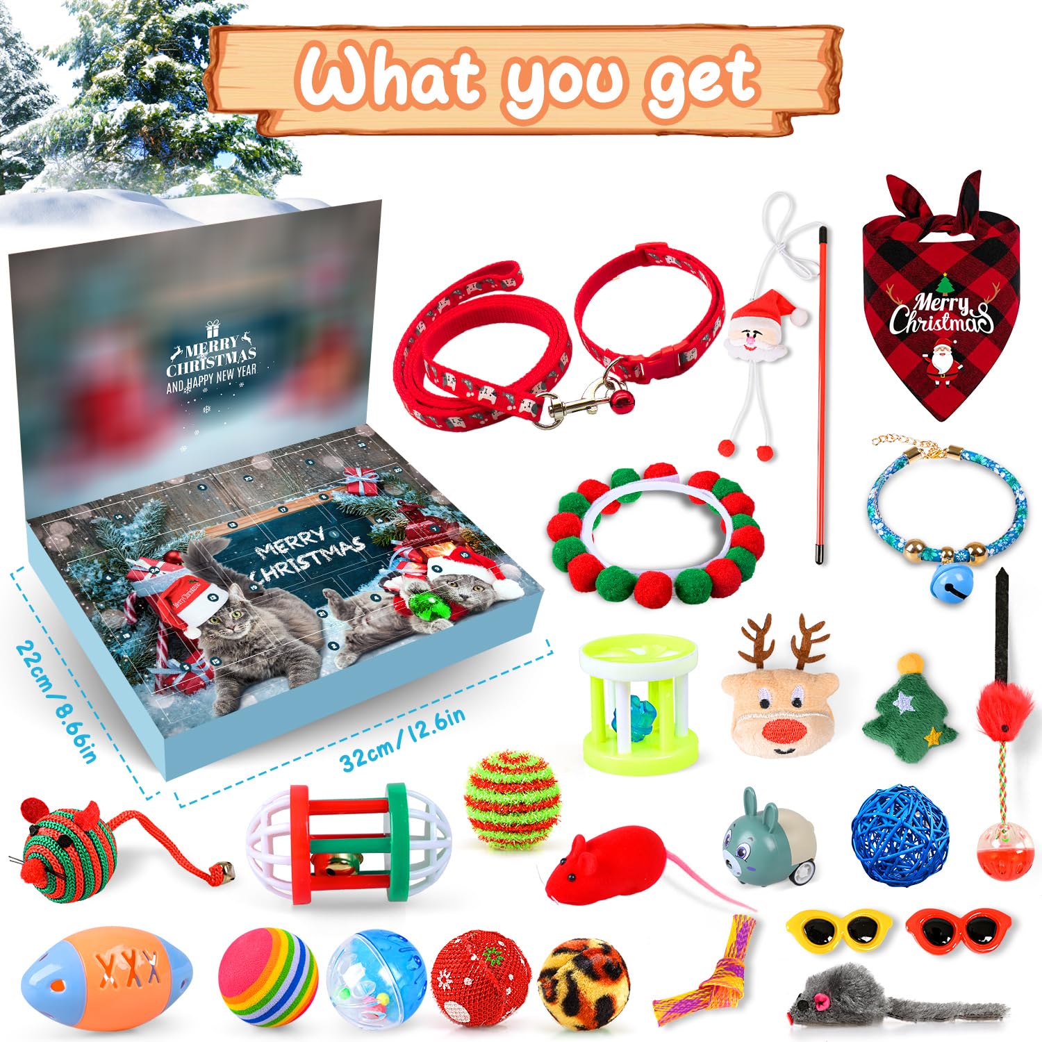 MOVINPE cat collars with bell showcased for festive wear and interactive play