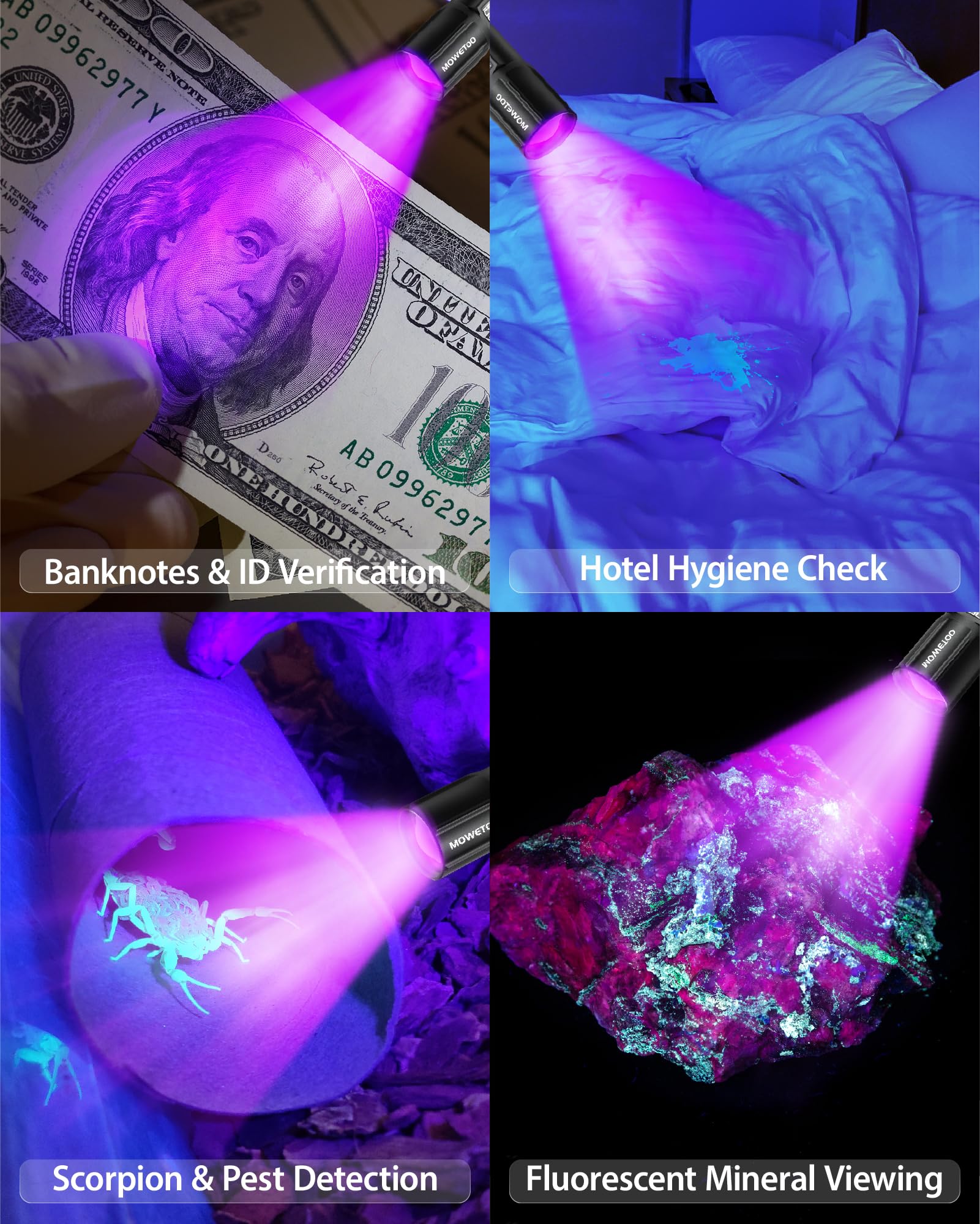 MOWETOO dual white and UV light supports resin curing and inspection