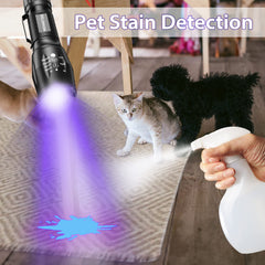MOWETOO UV flashlight with batteries included delivers immediate testing in dark spaces