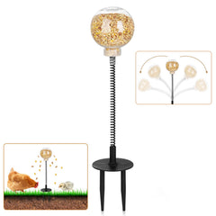 Moyardow Peck Toy ball in action promotes curiosity and slow feeding for hens