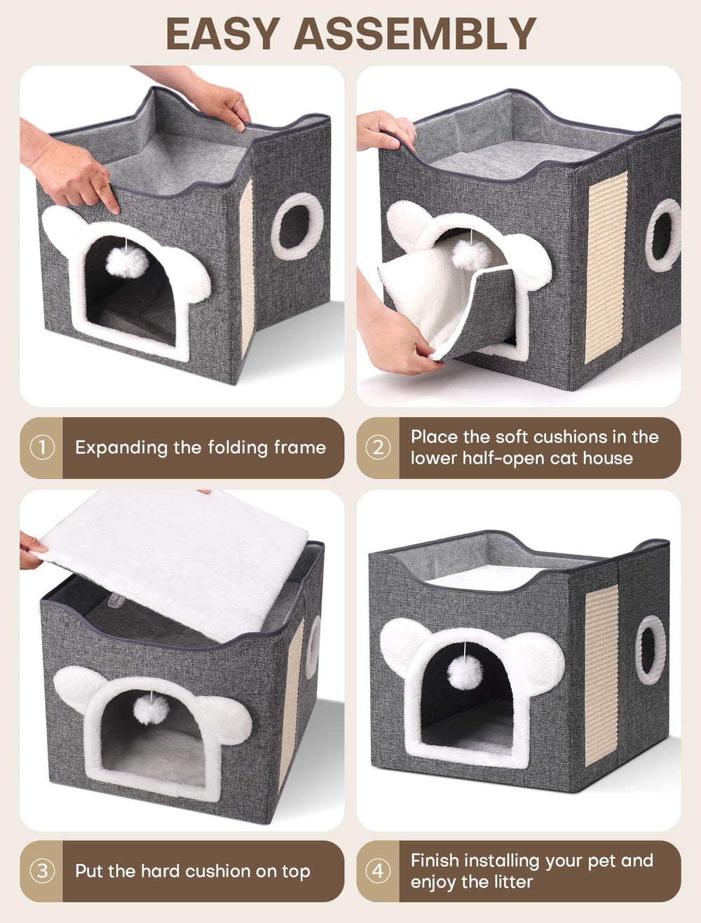 MOYLLOG scratch pad provides a satisfying outlet for scratching and territory marking.