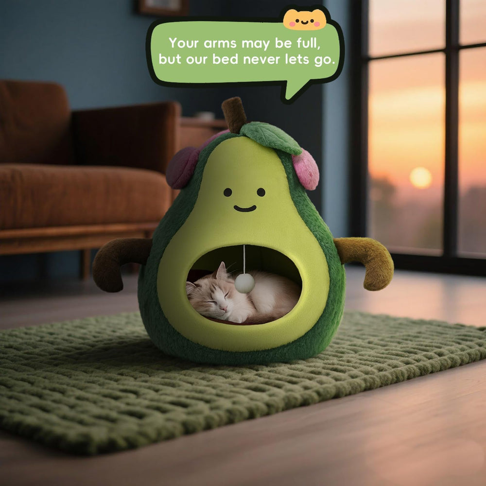 MOYMO avocado cat bed decor-style fit for modern to Nordic interiors
