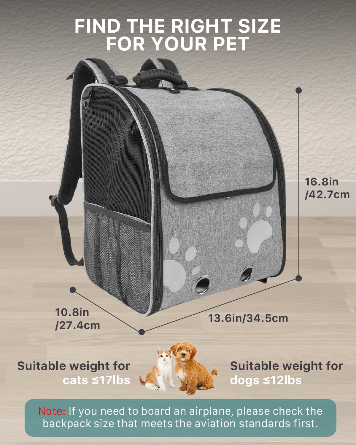 Moysoon cat backpack privacy curtain blocks glare for calmer outings with curious pets.
