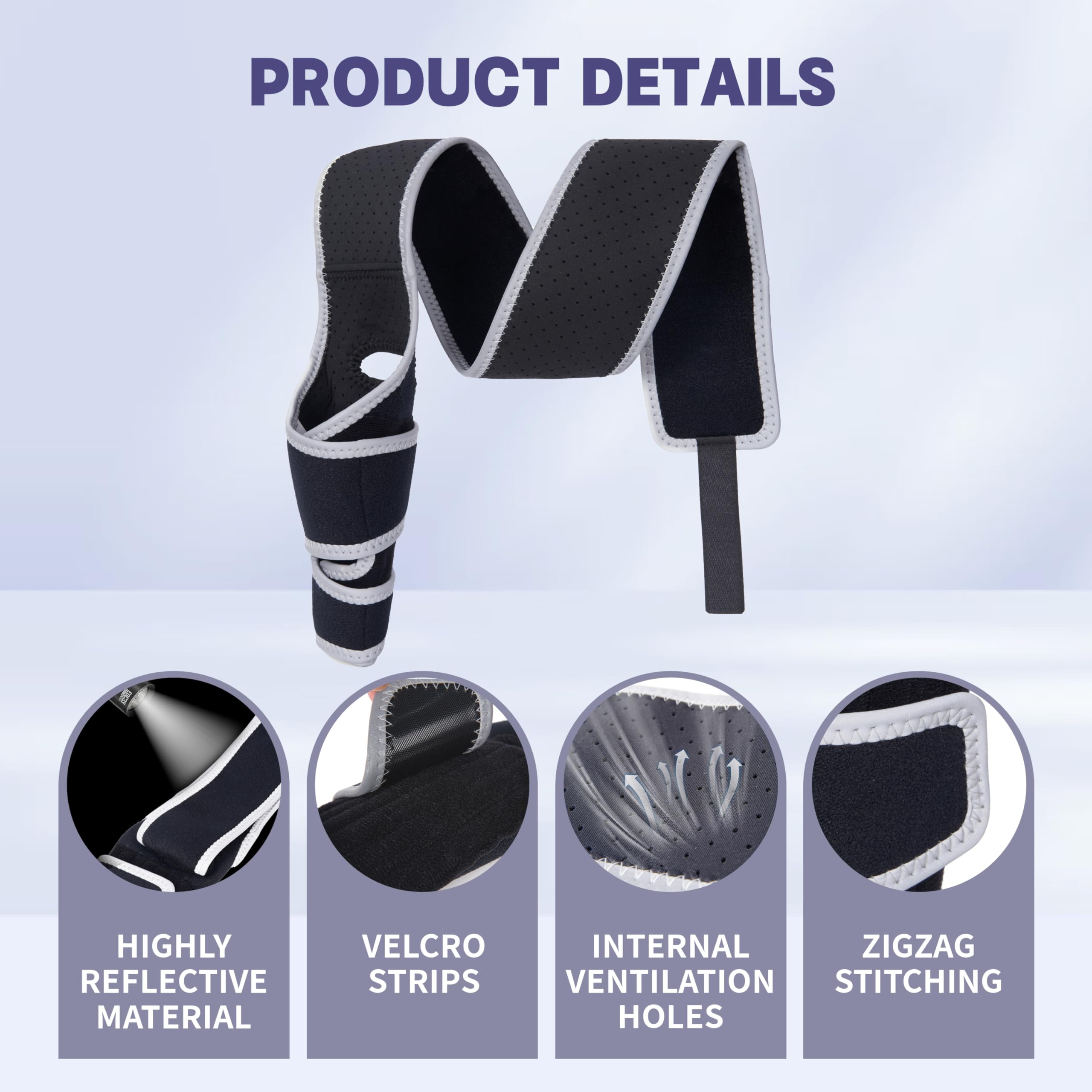 Moysoon dog knee brace easy on and off design for quick use