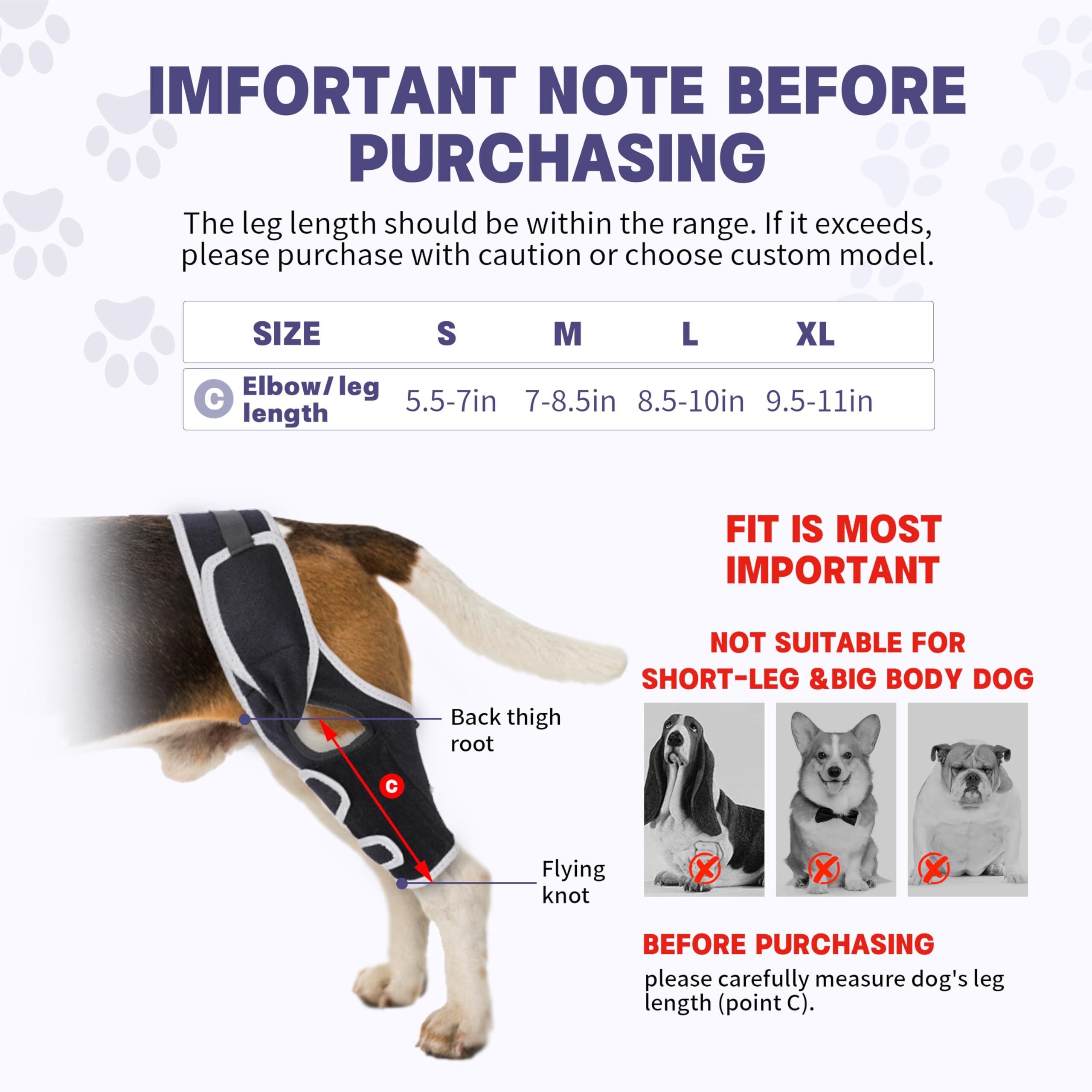 Moysoon knee brace stabilizes hind legs during walks and stairs