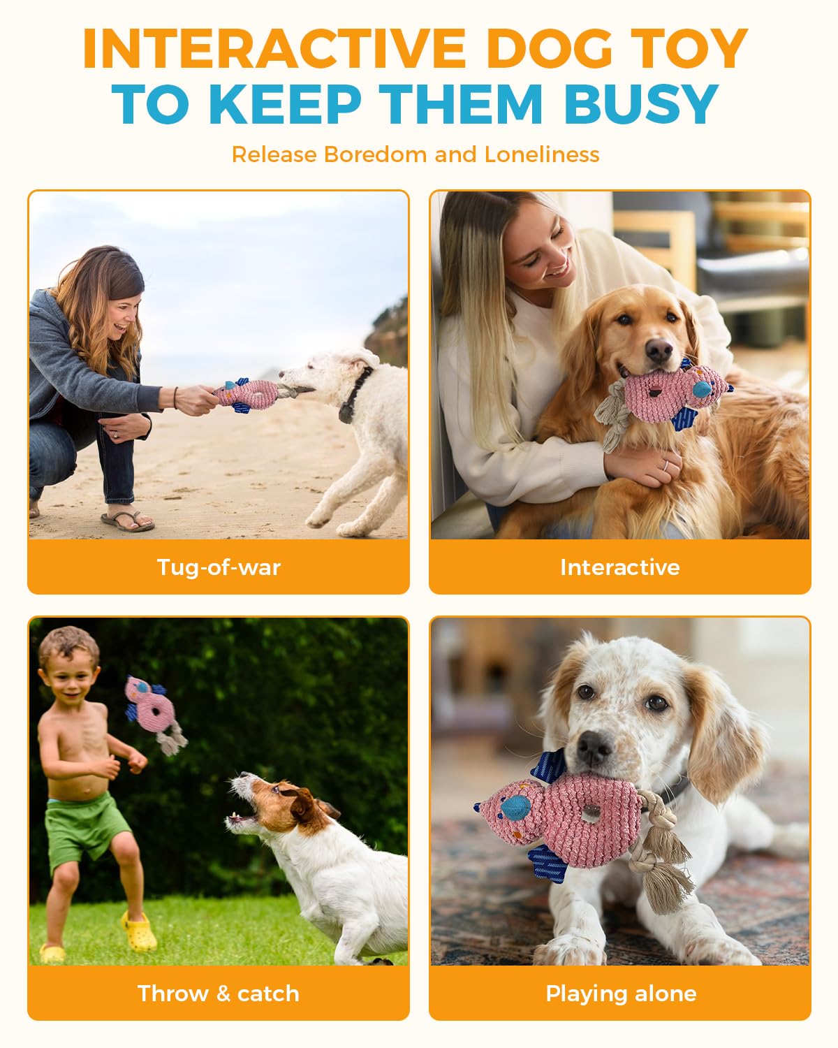 Moysoon easy-clean dog toy stays hygienic with simple washing