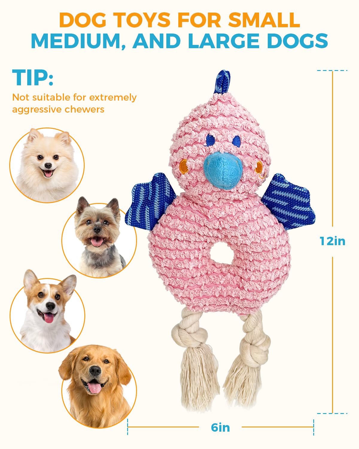 Moysoon gift-ready dog toy ideal for birthdays and holidays
