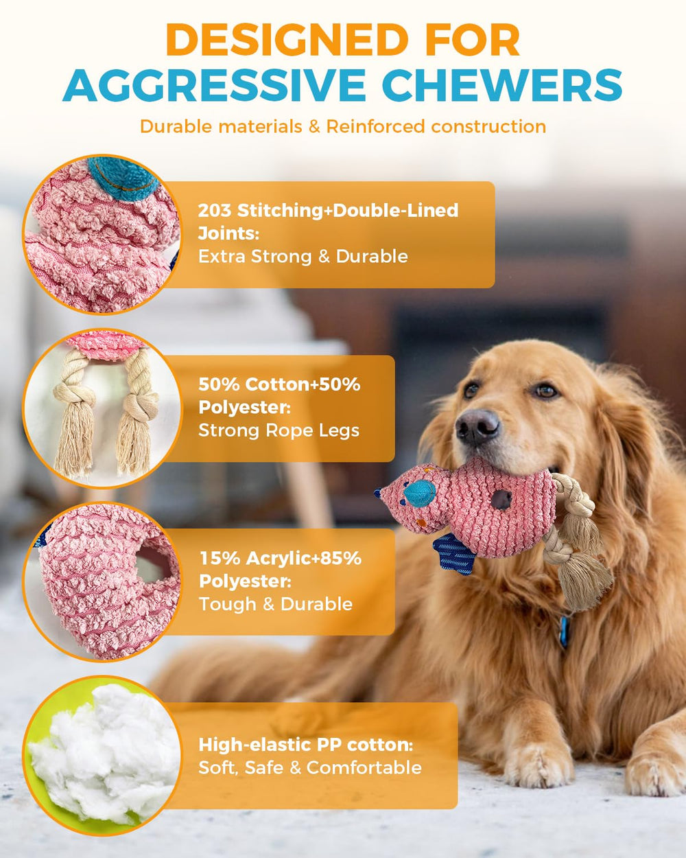 Moysoon teething-friendly toy helps soothe gums during puppy teething