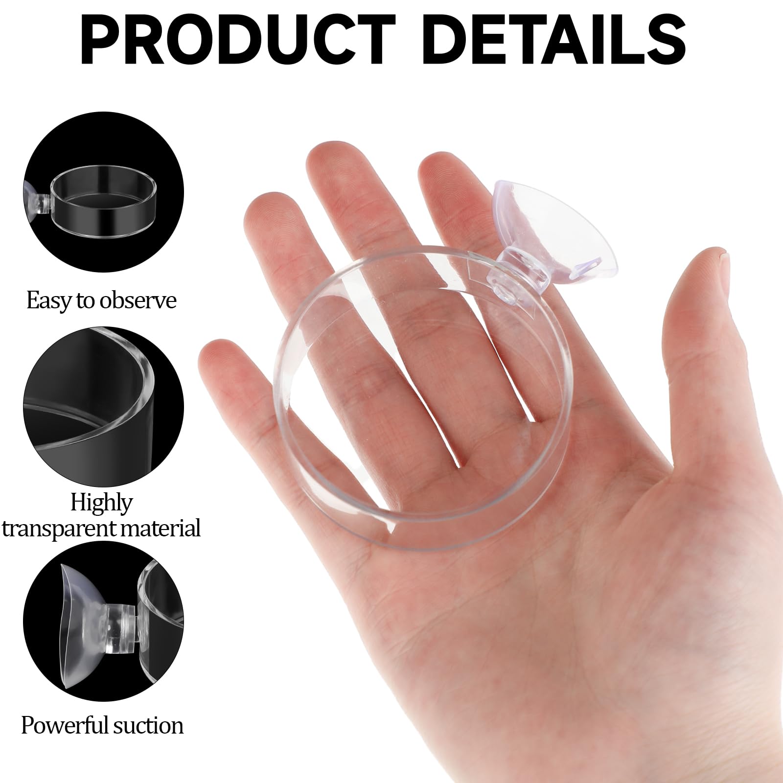 Mozeat Lens round clear bowl showcases remaining food at a glance